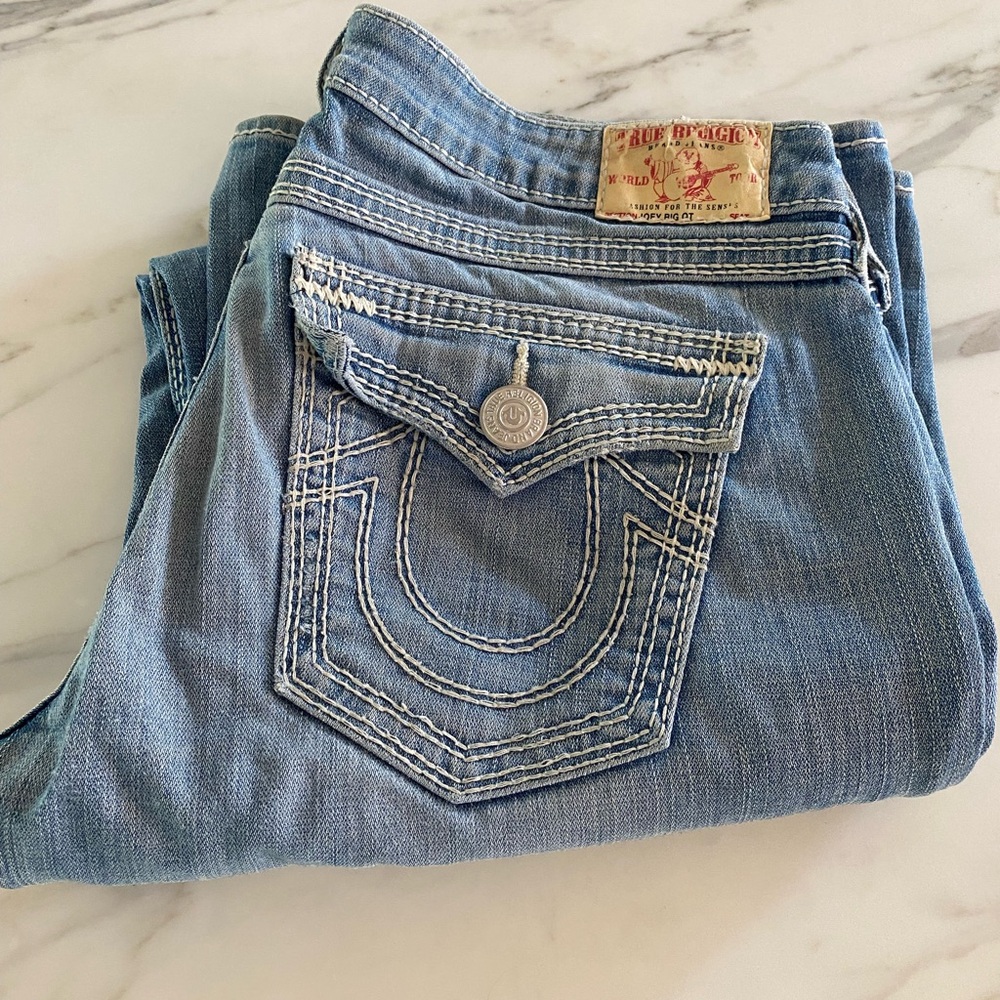 True Religion Joey Big QT - Low Rise Flare - Size 32